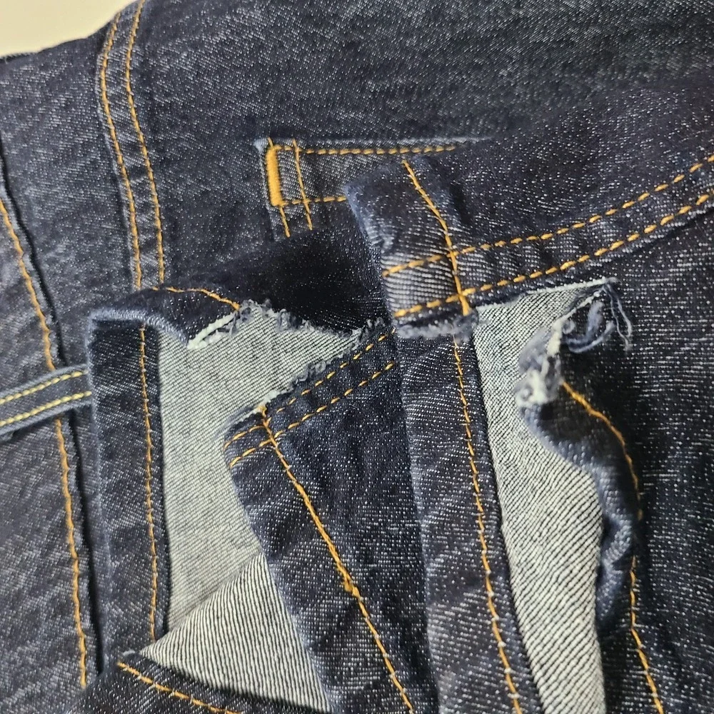 Levi's 505 Jeans Mens‎ 40x32 Straight Leg Cool Blue Dark Wash
